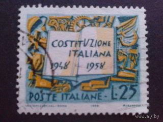 Италия 1958 10 лет республике