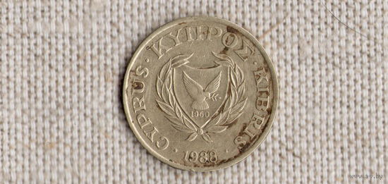 Кипр 5 центов 1988 //(Ст)
