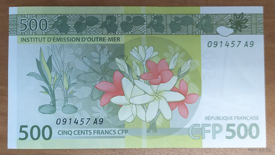 500 франков 2014 года - Французская Полинезия - UNC