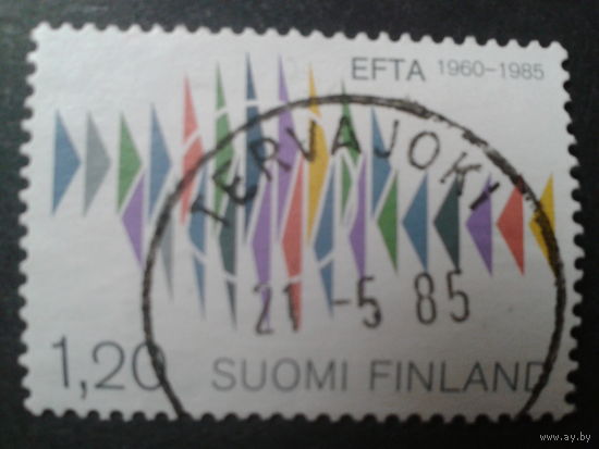 Финляндия 1985 EFTA - символический рисунок