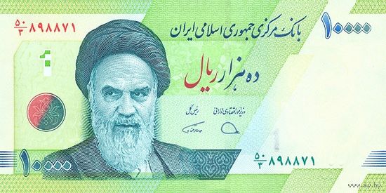 Иран 10000 риалов образца 2017-18 года UNC p159(c)