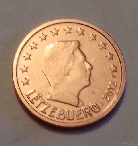 2 евроцента, Люксембург 2012 г.