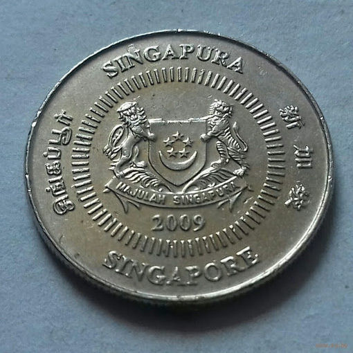 10 центов, Сингапур 2009 г.