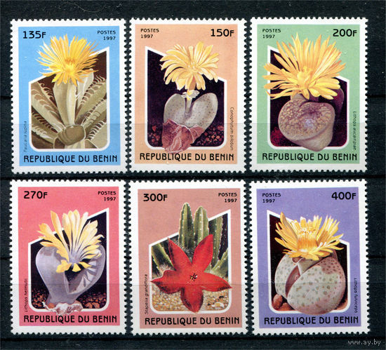 Бенин - 1997г. - Цветы - полная серия, MNH [Mi964-969] - 6 марок