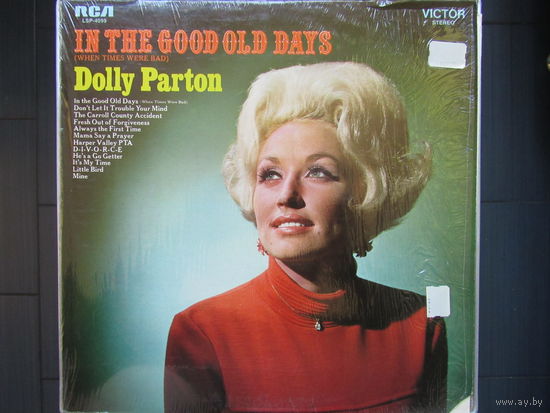 Dolly Parton - In The Good Old Days (When Times Were Bad) 69 RCA USA VG+/VG+