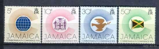 Ямайка - 1975г. - Встреча глав государств содружества - полная серия, MNH, одна марка с незначительной потёртостью на клее [Mi 394-397] - 4 марки