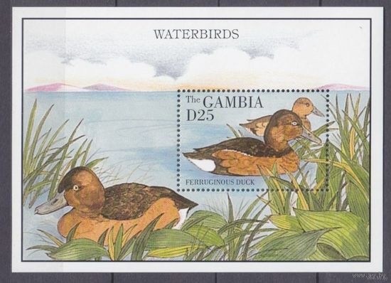 1995 Гамбия 2063/B250 Птицы / Утки  MNH