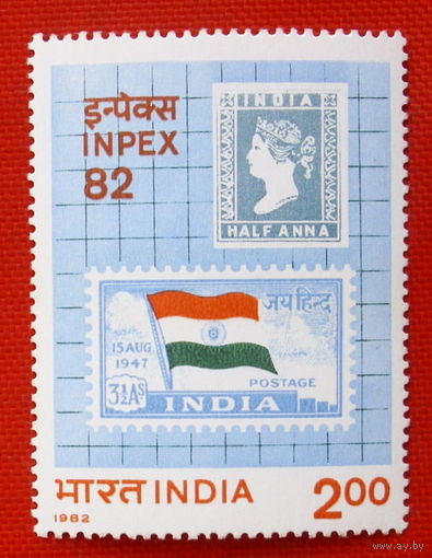 Индия. ( 1 марка ) 1982 года.