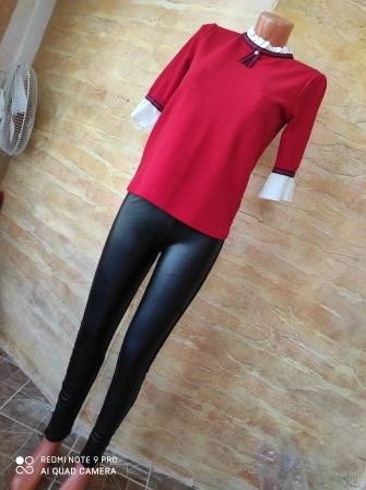 Блуза красная Koton на 46 размер, идеальное состояние, красивый рукав. Длина 61 см, ПОгруди тянется 43-51 см. Блуза интересной современной модели.