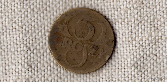 Польша 5 грошей 1923 // (OI)