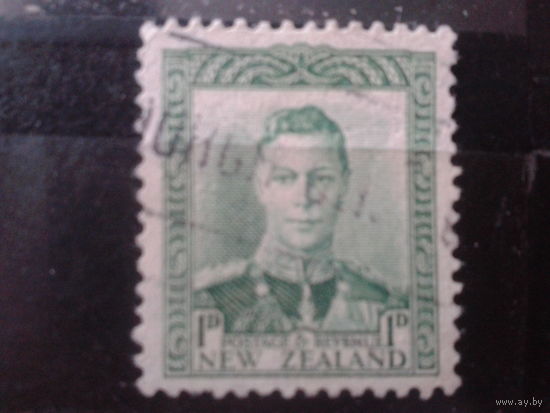 Новая Зеландия 1938 Король Георг 6 1 пенни