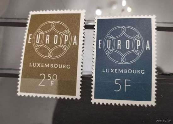 Люксембург 1959г. Марки Европы  [Mi 609-610 ] полная серия **