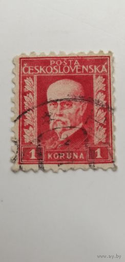 Чехословакия 1927. Президент Масарик