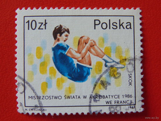 Польша 1987 г. Спорт.