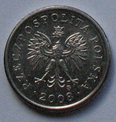 Польша, 10 грошей 2008