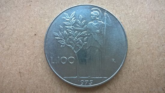 Италия 100 лир, 1975г. ()