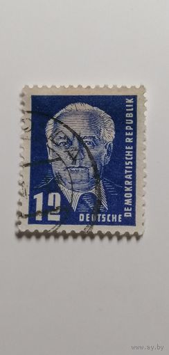 ГДР 1950. Президент Вильгельм Пик