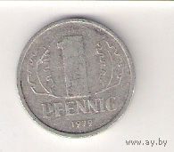 ГДР (Германия), 1 pfennig, 1979г
