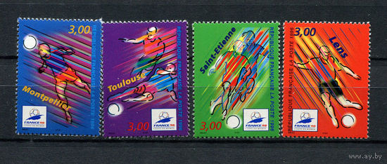 Франция - 1996 - Чемпионат мира по футболу - [Mi. 3154-3157] - полная серия - 4 марки. MNH.