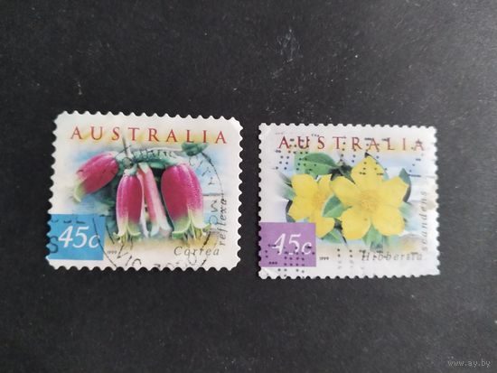 Австралия 1999 2м  цветы