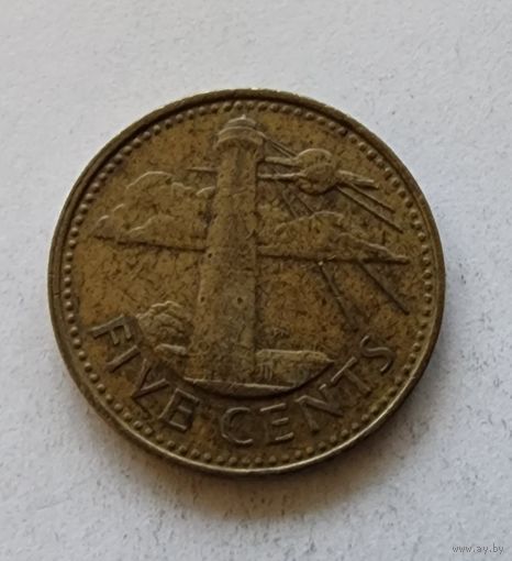 Барбадос 5 центов, 1998