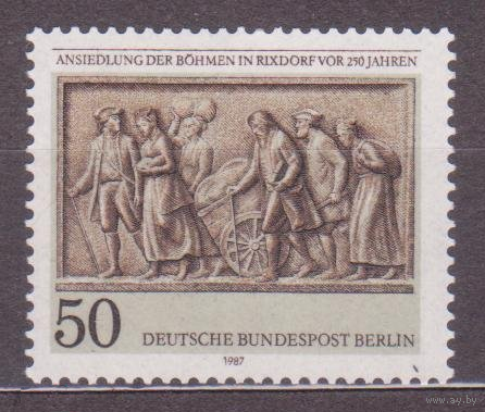 Германия Берлин 1987 250 лет поселения переселенцев из Богемии в Риксдорф М: 784\\7