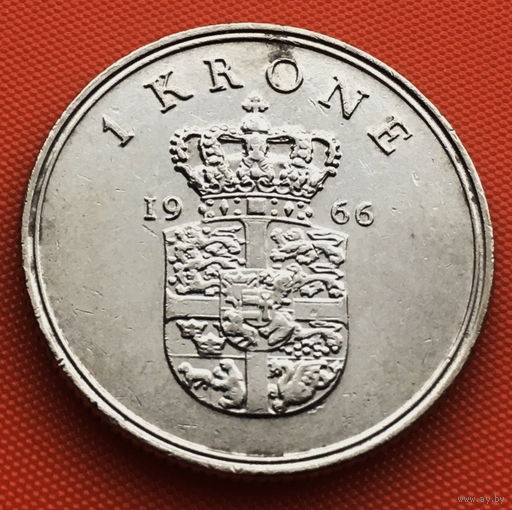 115-11 Дания, 1 крона 1966 г.