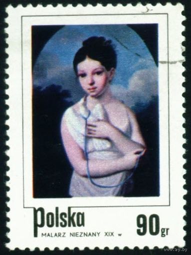 День почтовой марки. Образы детей в живописи Польша 1974 год 1 марка