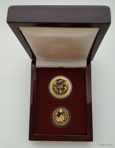 Футляр для 2 монет с капсулами 30.00 mm и 22.50 mm