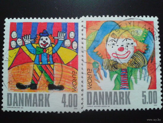 Дания 2002 Европа цирк полная серия