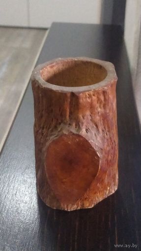 Карандашница, ваза из дерева.