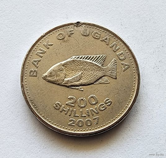Уганда 200 шиллингов, 2007