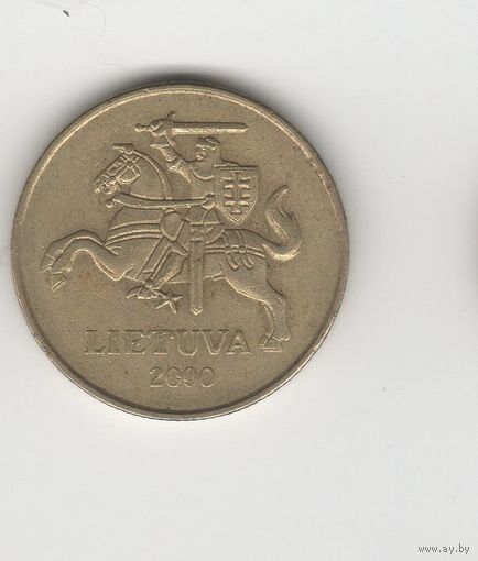 50 центов Литва 2000 Лот 8373