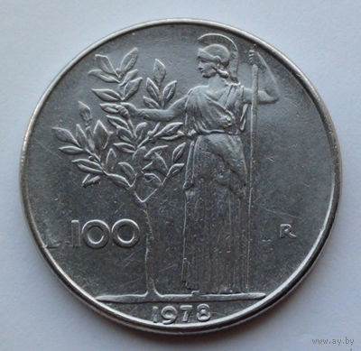 Италия 100 лир. 1978