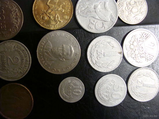 ПОЛЬША и европа монеты