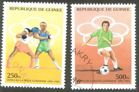 Олимпийские игры Гвинея 1995 год 2 марки