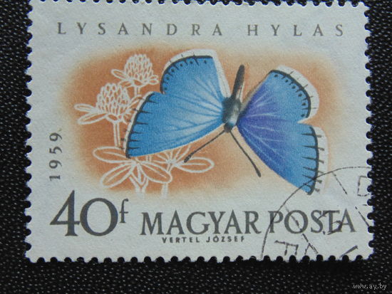 Венгрия 1959 г. Бабочки.