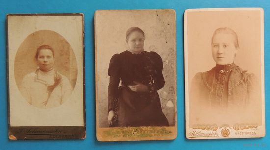 Фото визит-портреты "Женские образы", до 1917 г.