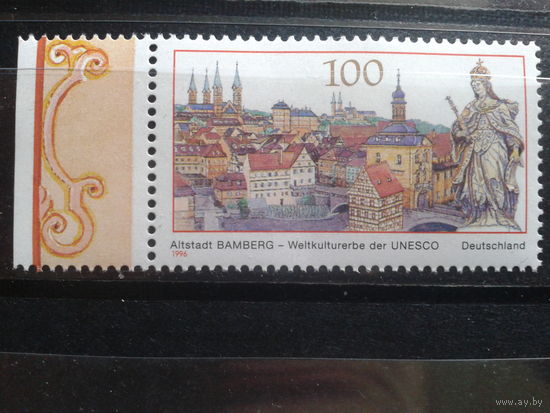 Германия 1996 архитектура города, памятник** Михель-1,2 евро