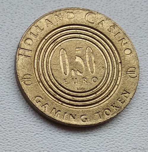 Нидерланды, жетон, 0.5 евро 2002 3-7-3
