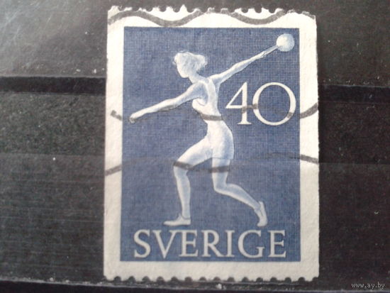 Швеция 1953 Метание ядра Михель-1,5 евро гаш