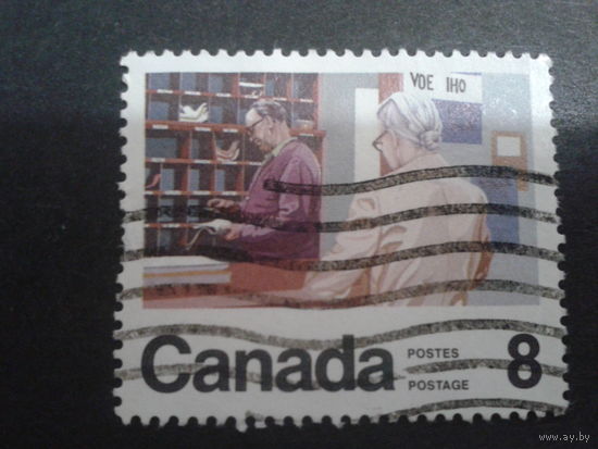 Канада 1974 100 лет канадской почте