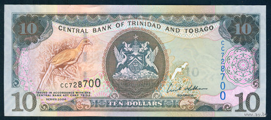 Тринидад и Тобаго 10 долларов 2006 UNC