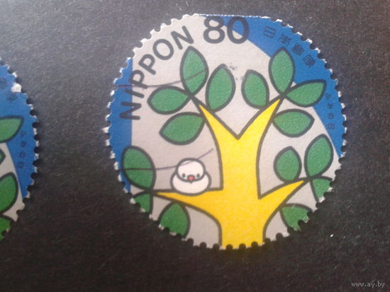 Япония 2001 день марки дерево