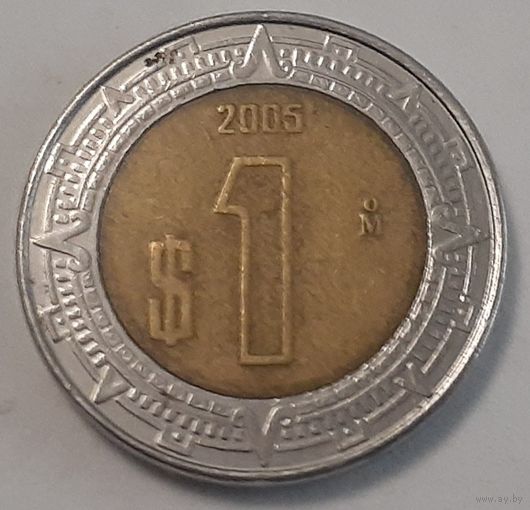 Мексика 1 песо, 2005 (5-5-86)