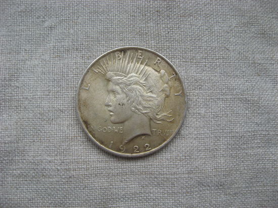 США 1 доллар 1922 год Peace Dollar