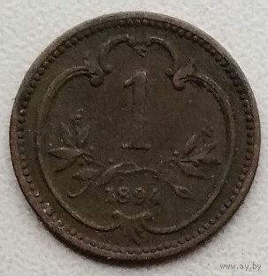 Австрия 1 геллер 1894