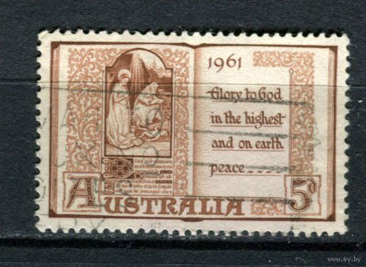 Австралия - 1961 - Рождество - [Mi. 315] - полная серия - 1 марка. Гашеная.  (Лот 6BC)