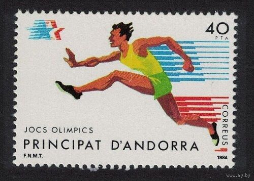 1984 Андорра sp 177 Олимпийские игры 1984 года в Лос-Анджелесе