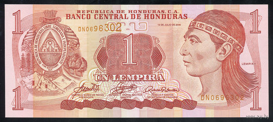HONDURAS/Гондурас_1 Lempira_13.07.2006_Pick#84.e_UNC